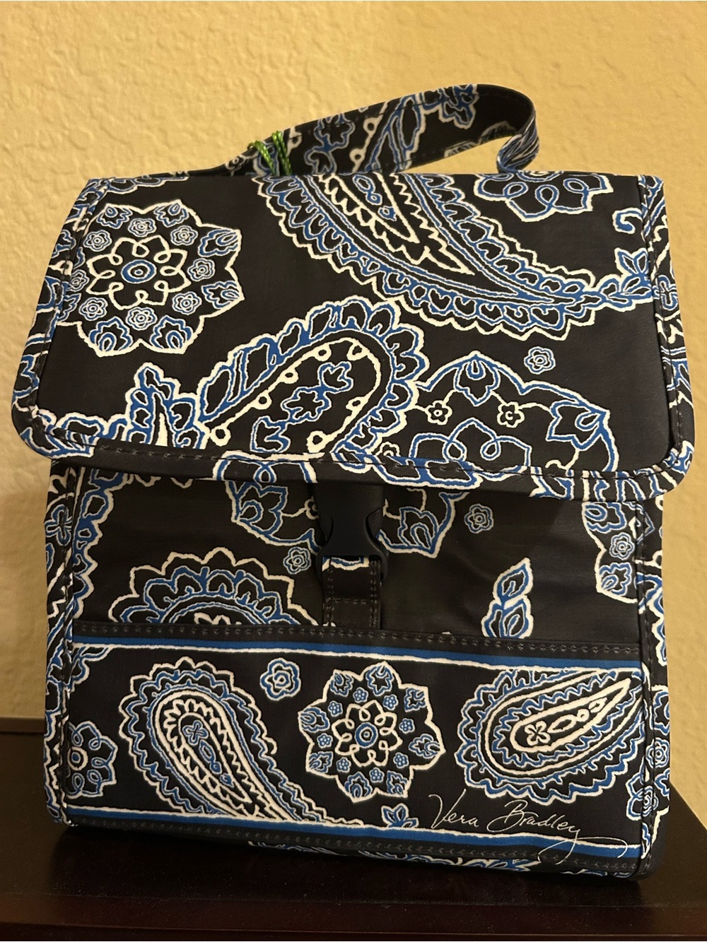 Vera Bradley Lunch Sack Blue Bandana NWT